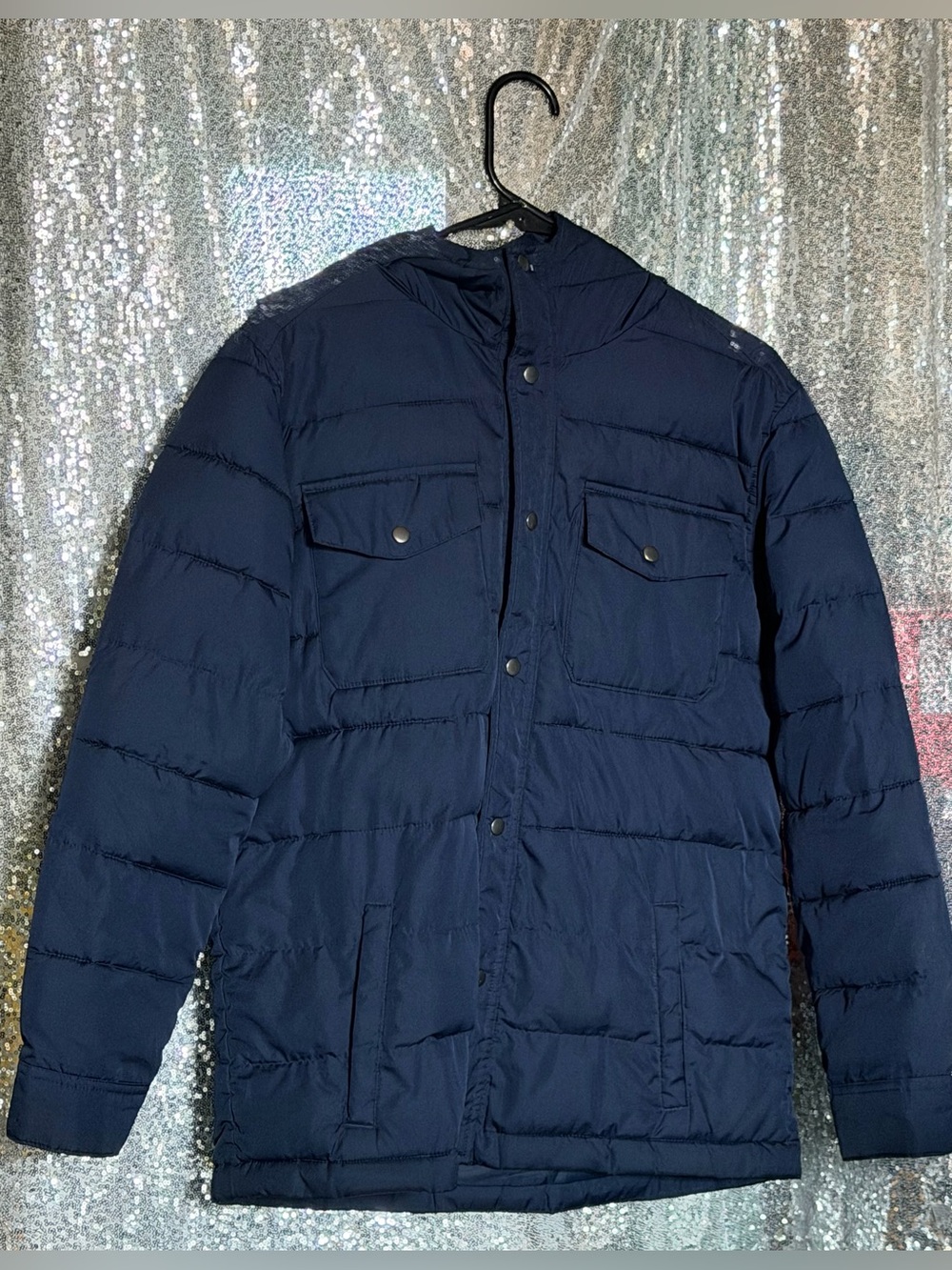 Old Navy Boys Water-resistant Utility Puffer Hooded Jacket - Picture 2 of 15